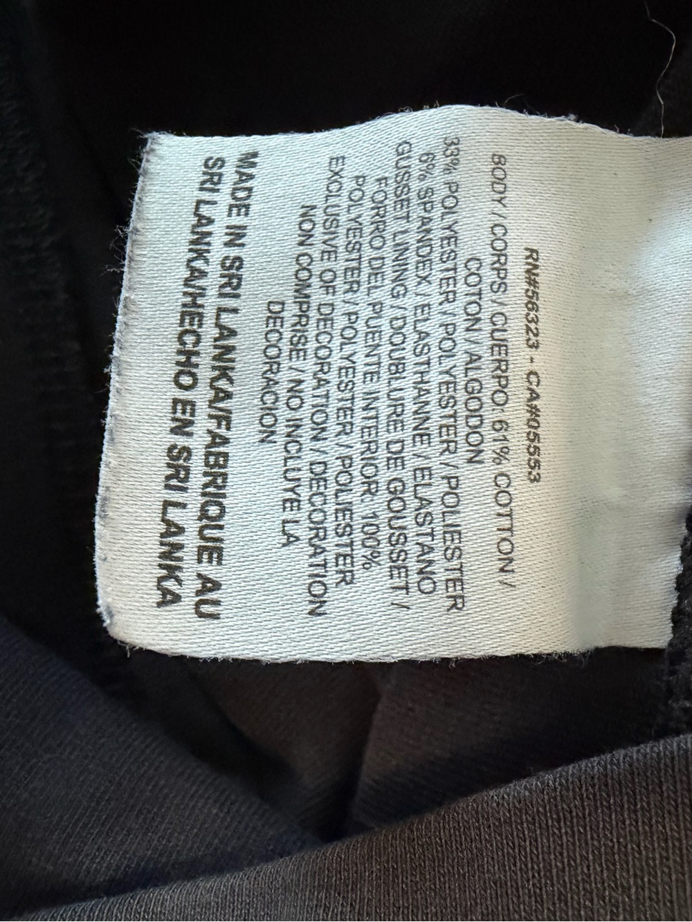 Nike Black Wide-Leg Lounge Pants with Small Swoosh size medium - Picture 4 of 4